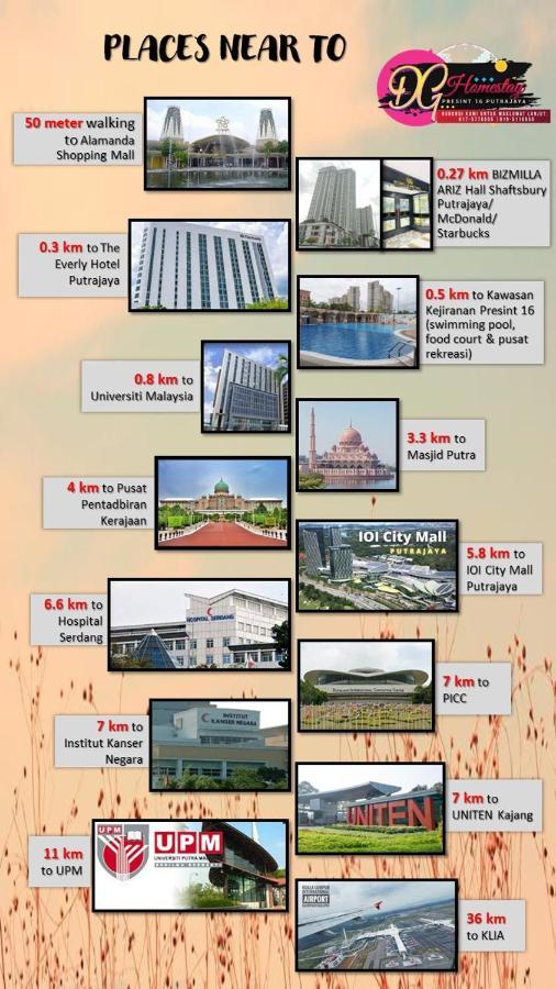 Dg Homestaymuslim Putrajaya - Near Alamanda المظهر الخارجي الصورة